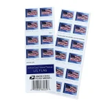 2019 US Flags in Rolls : Booklets Forever First Class Postage Stamps