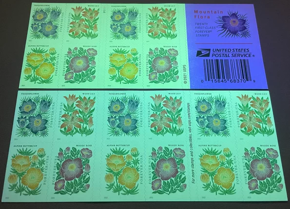 Mountain Flora Forever First Class Postage Stamps