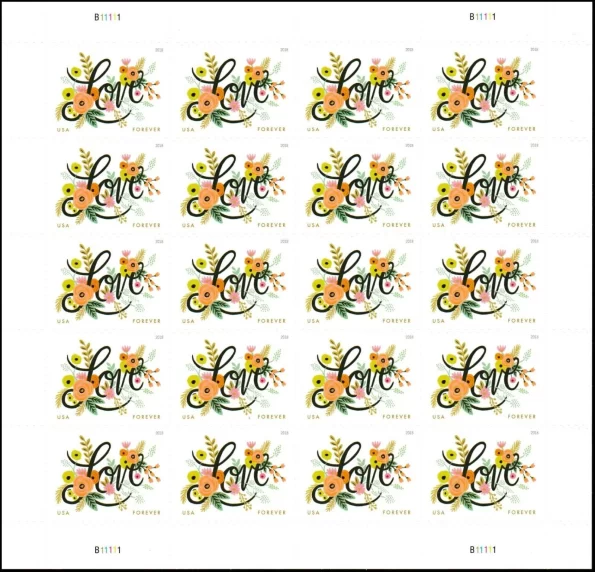 Love-Flourishes-Forever-First-Class-Postage-Stamps
