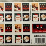 A Visit From St. Nick 2021 USPS Forever First Class Postage Stamps