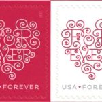 Red White Forever First Class Postage Stamps-1