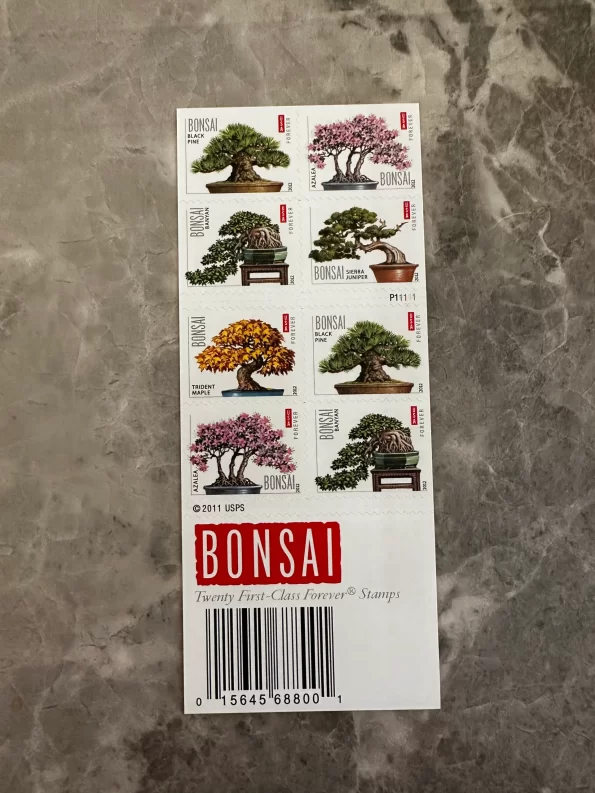 USPS Bonsai Tree Forever First Class Postage Stamps