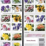 USPS Snowy Beauty Bloom Forever First Class Postage Stamps-2