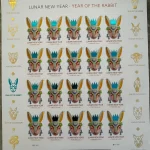 Year of the Rabbits Stamp Celebrates Lunar New Year Forever First Class Postage Stamps
