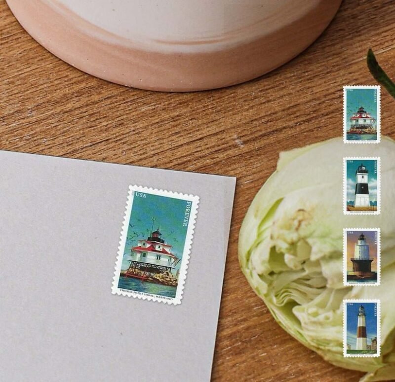 Mid-Atlantic Lighthouses (U.S. 2021) Forever Postage Stamps 100 pcs
